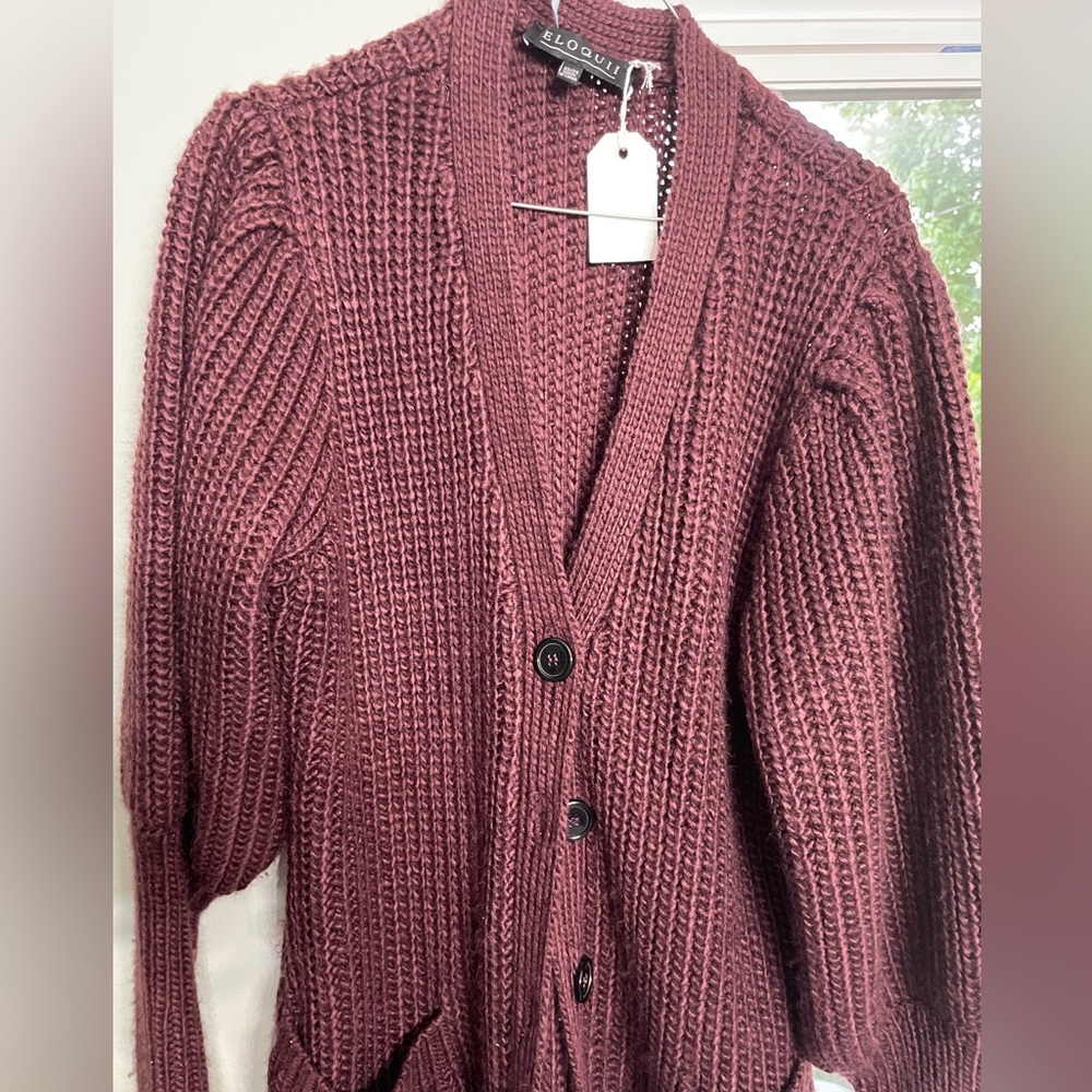 Knitters Project - maxi sweater with hole